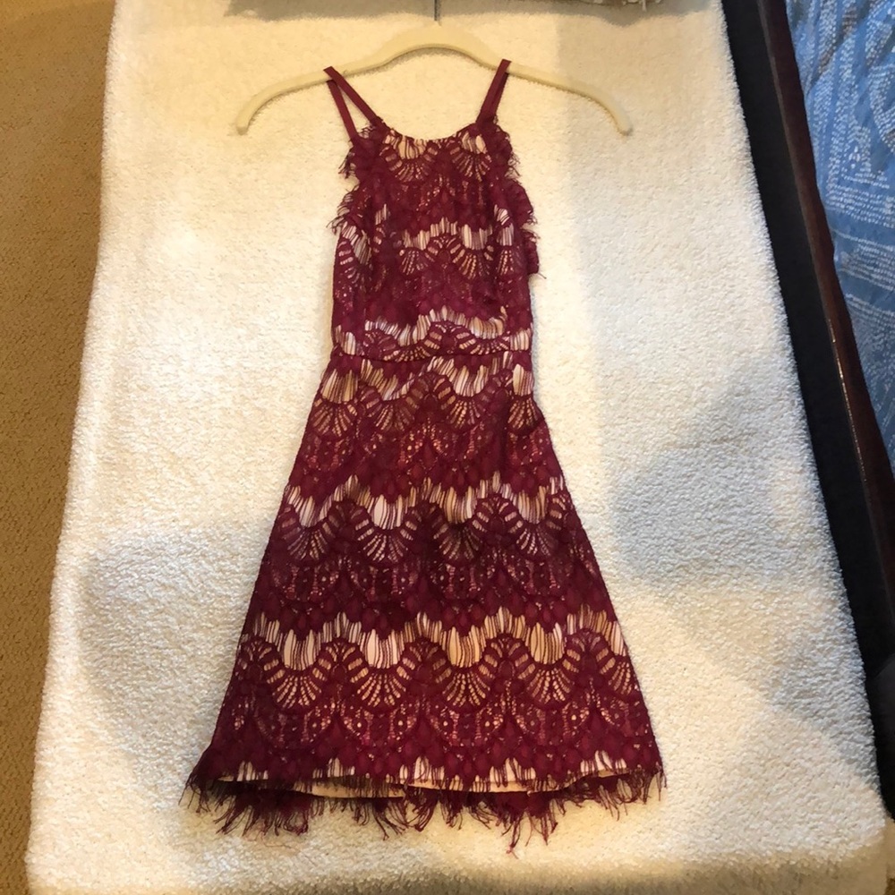 Urban Outfitters red halter dress - Picture 3 of 8